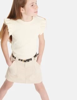 Ruffle Rib Top Gebroken Wit 11 Ruffle Rib Top Gebroken Wit -Kleding Verkoop 09 1100207 1