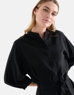 Ceintuur Jurk Zwart -Kleding Verkoop 09 1100823 10