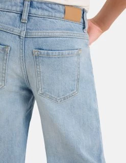 Destroyed Straight Leg Jeans Bleached -Kleding Verkoop 09 1101344 90