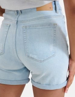 Denim Short Bleached -Kleding Verkoop 09 1101351 90