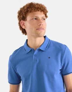 Basis Polo Blauw -Kleding Verkoop 09 1101456 53
