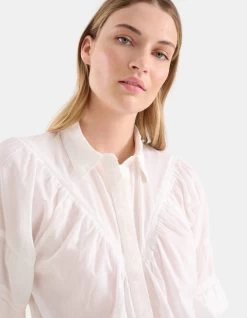 Voile Blouse Wit -Kleding Verkoop 09 1101815 1