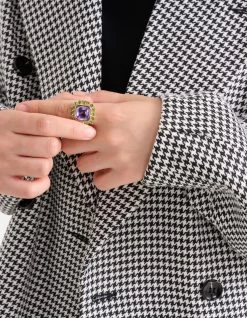 Colored Ring Goud 8 Colored Ring Goud -Kleding Verkoop 09 1102243 47