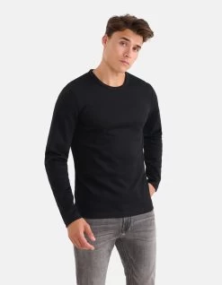 Structuur T-shirt Zwart -Kleding Verkoop 10 1097887 10