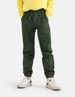 Casual Twill Broek Donkergroen -Kleding Verkoop 10 1099990 32