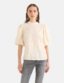 Embroidery Top Gebroken Wit 15 Embroidery Top Gebroken Wit -Kleding Verkoop 10 1100838 2