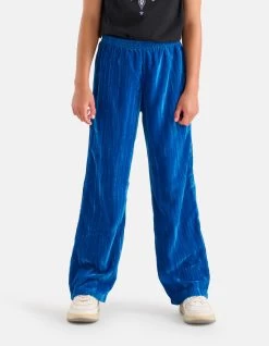 Velvet Wide Leg Broek Blauw 15 Velvet Wide Leg Broek Blauw -Kleding Verkoop 10 1101373 51