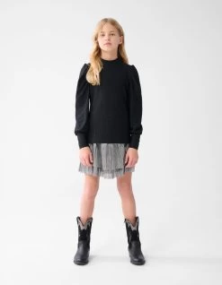 Embroidery Top Zwart 16 Embroidery Top Zwart -Kleding Verkoop 10 1101394 10