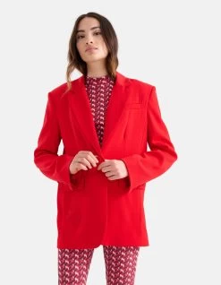 Geborduurde Blazer Rood -Kleding Verkoop 10 1101435 21