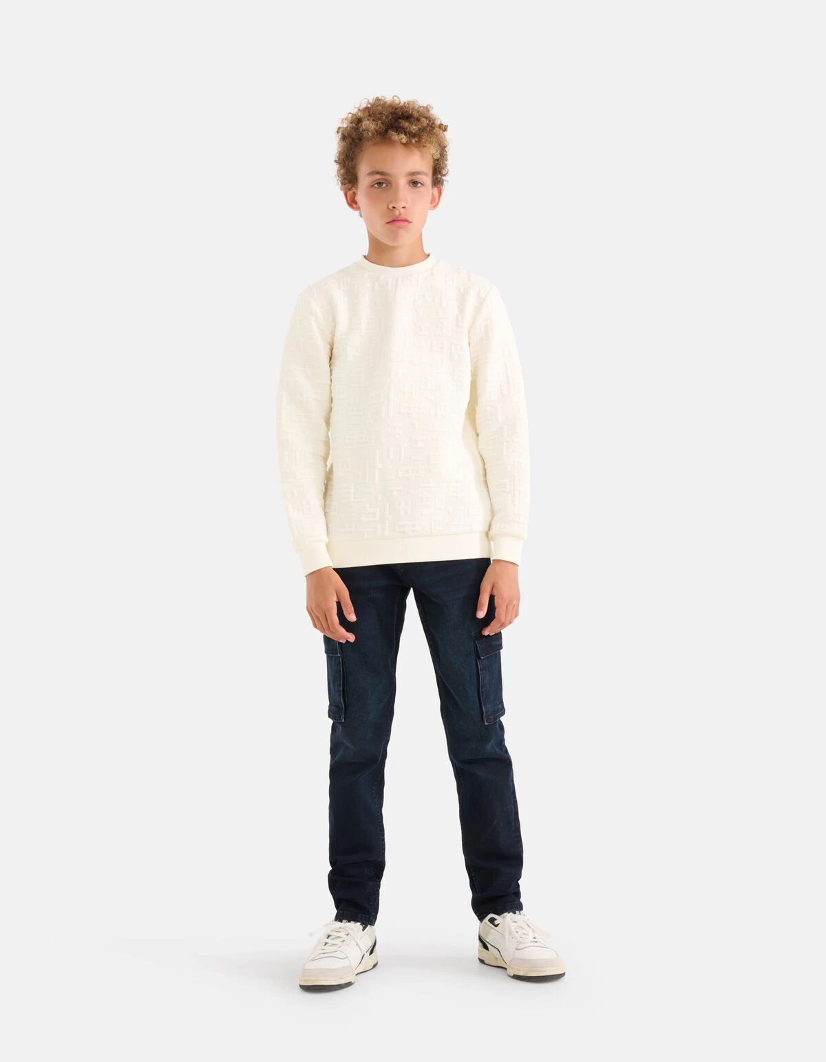 Structuur Sweater Gebroken Wit 7 Structuur Sweater Gebroken Wit - Afbeelding 7