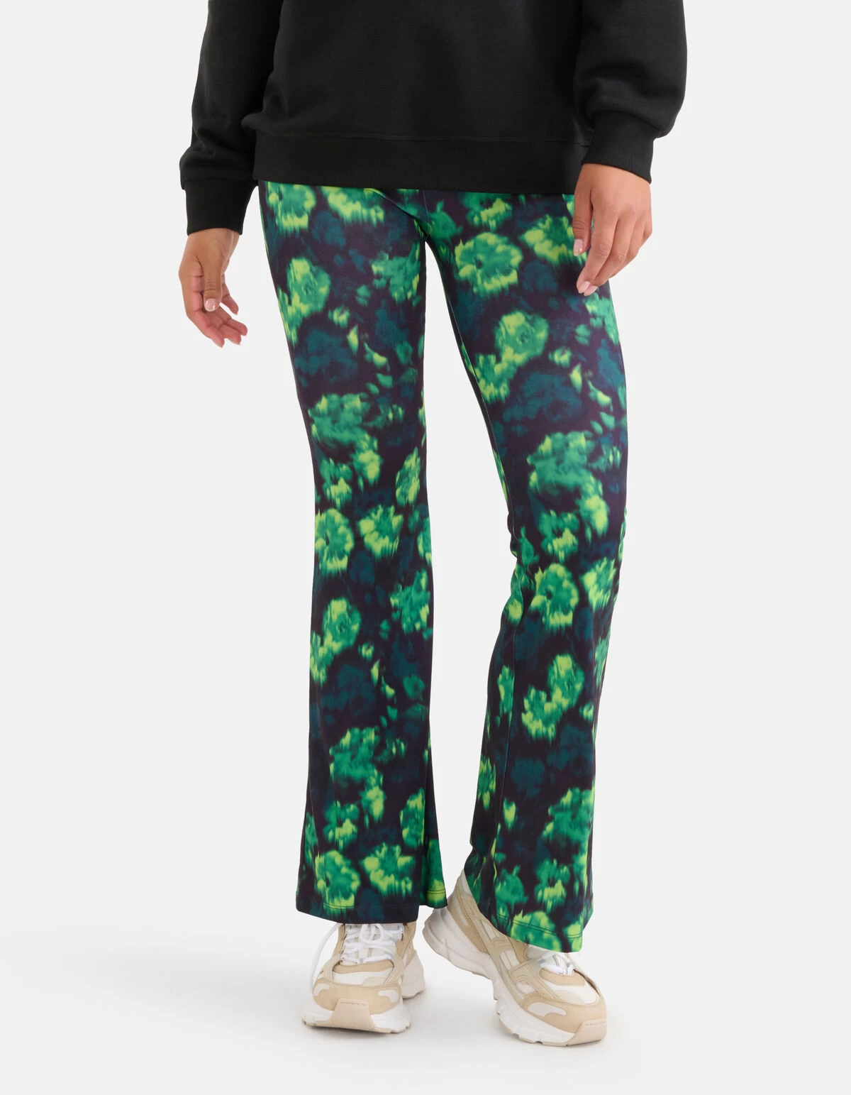 Flared Broek Groen 8 Flared Broek Groen - Afbeelding 8