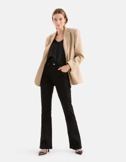 Flared Rinsed Denim Jeans Zwart 17 Flared Rinsed Denim Jeans Zwart -Kleding Verkoop 11 1100884 10