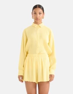 Crinkle Short Geel 17 Crinkle Short Geel -Kleding Verkoop 11 1102508 41