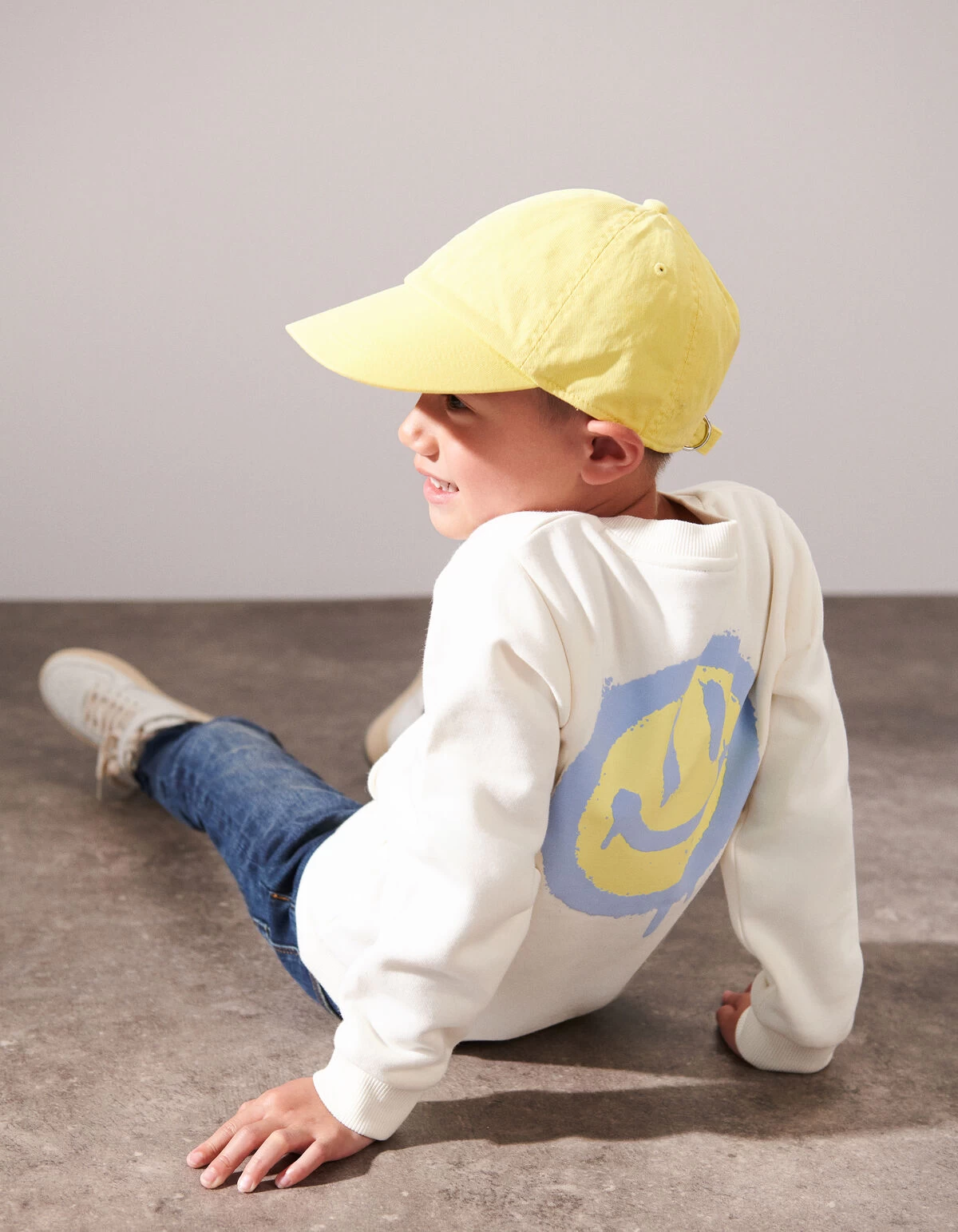 Smiley Sweater Gebroken Wit 8 Smiley Sweater Gebroken Wit - Afbeelding 8