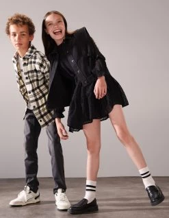 Chiffon Dot Jurk Zwart -Kleding Verkoop 12 1101586 10