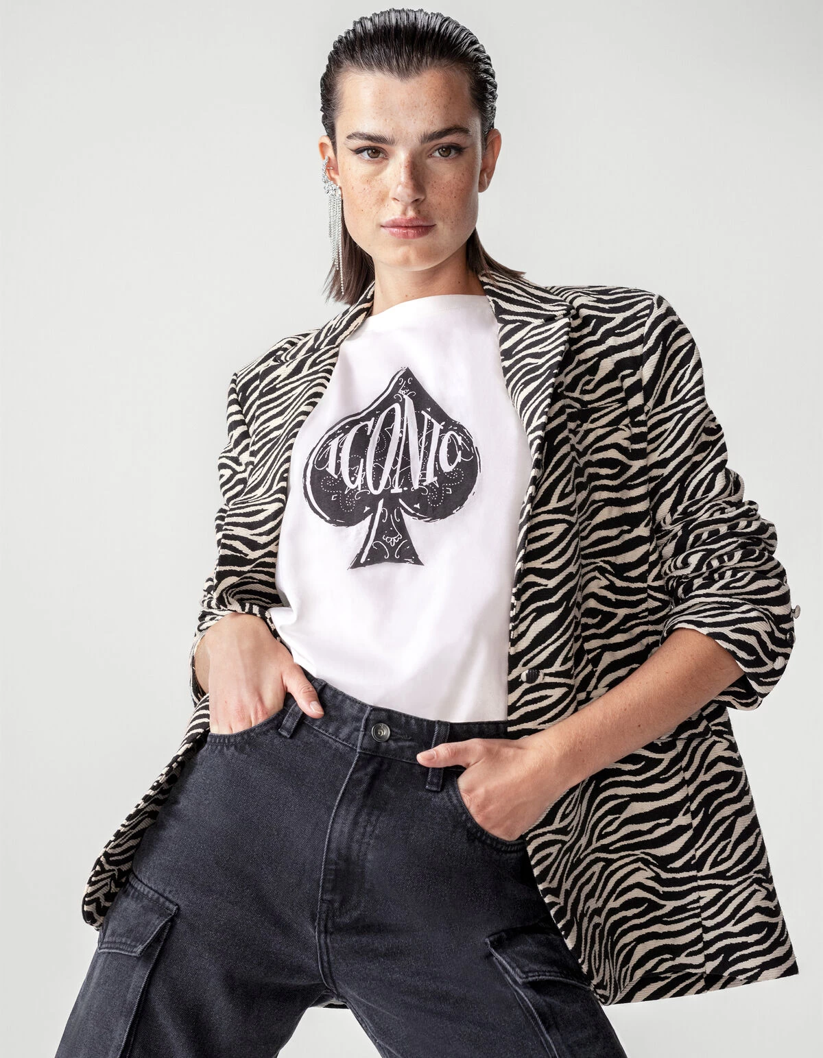 Strass Earcurff Zilver 5 Strass Earcurff Zilver - Afbeelding 5